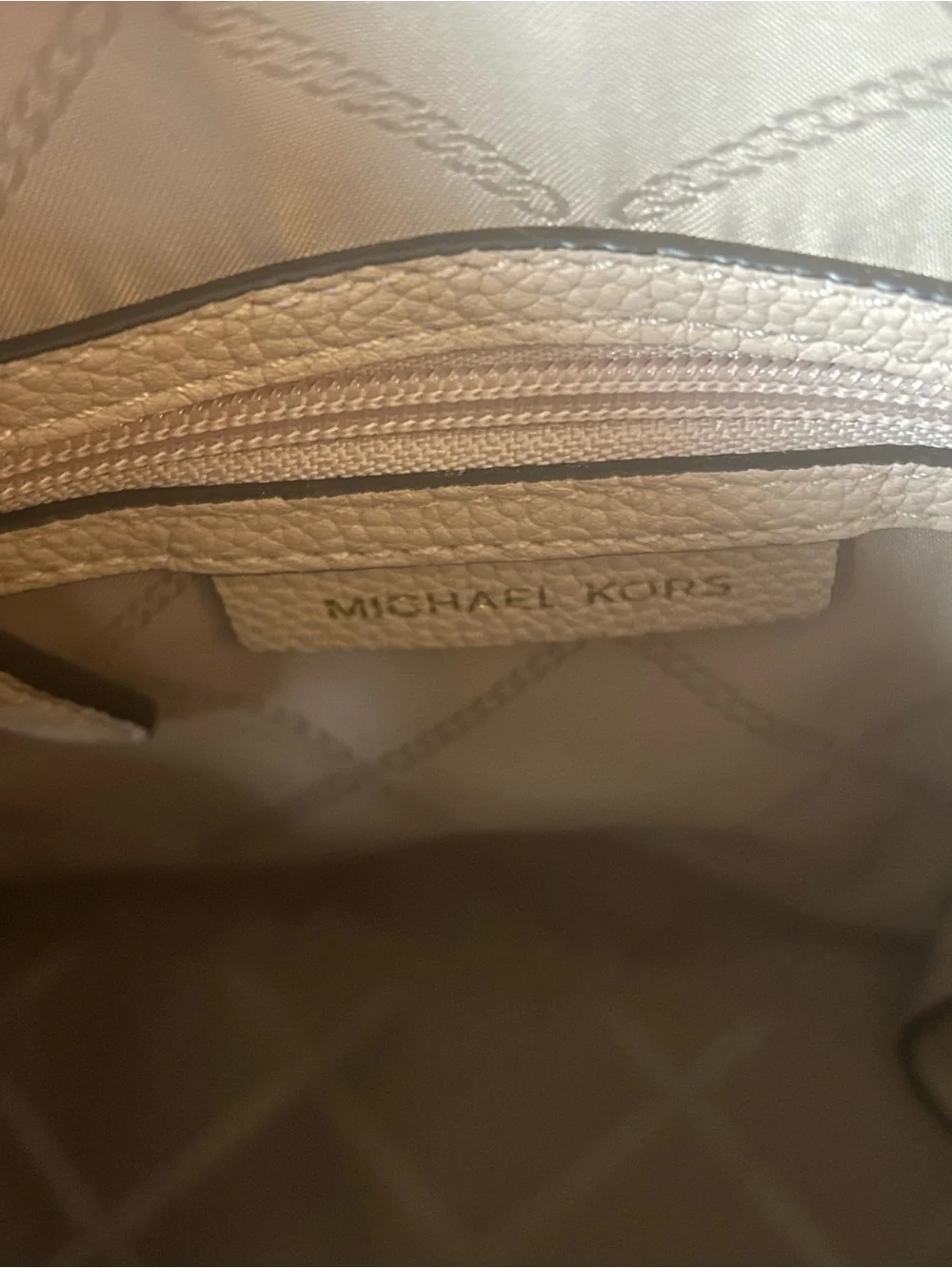Michael Kors Mercer Medium Crossbody Bag Soft Pink Saffiano Pebbled Leather
